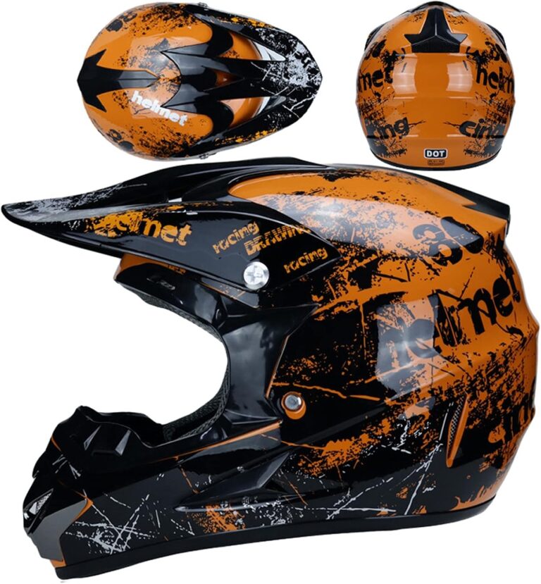 PROLINETECH Kaciga za Quad BMX Cross PLT/HE-ORANGE narandžasta L
