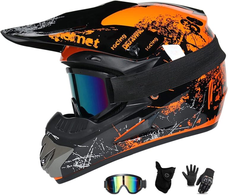 PROLINETECH Kaciga za Quad BMX Cross PLT/HE-ORANGE narandžasta L