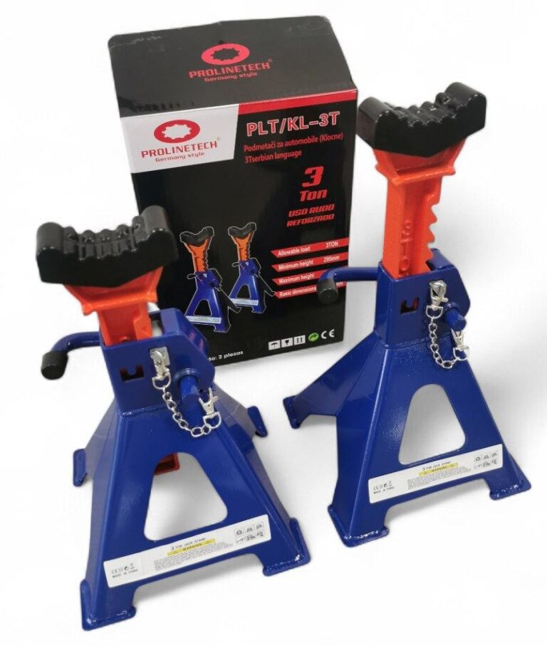PROLINETECH Klocne za auto 3 t, par PLT/KL-3T