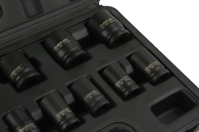 MAR-POL Set kratkih udarnih gedora 1/2″ 10–24 mm M58257