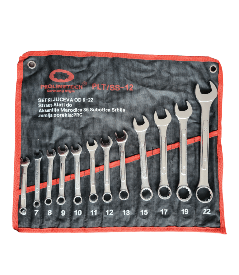 PROLINETECH Set kombinovanih ključeva 12kom 6-22mm PLT/SS-12
