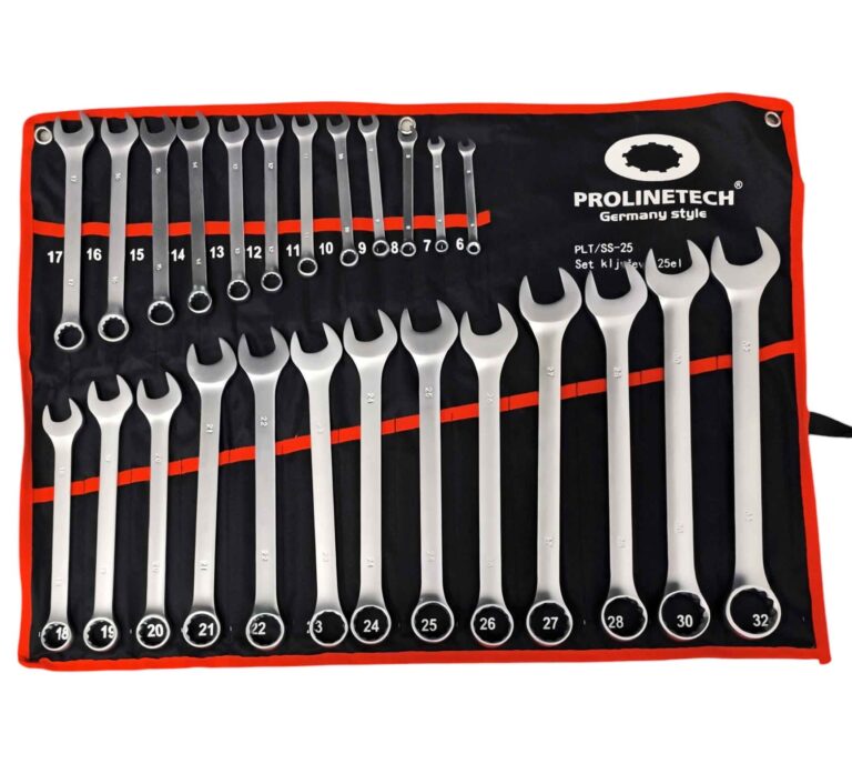 Set okasto-viljuškastih ključeva 25 delova 6–32 mm PROLINETECH