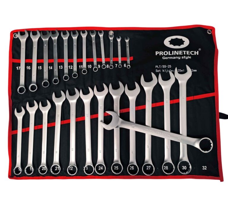Set okasto-viljuškastih ključeva 25 delova 6–32 mm PROLINETECH