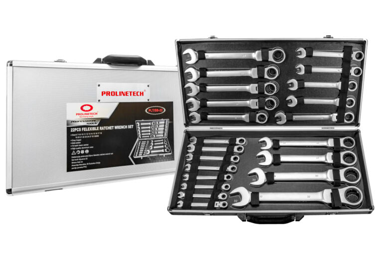 Set brzih kombinovanih ključeva sa krckalicom 22 dela 6–32 mm PROLINETECH