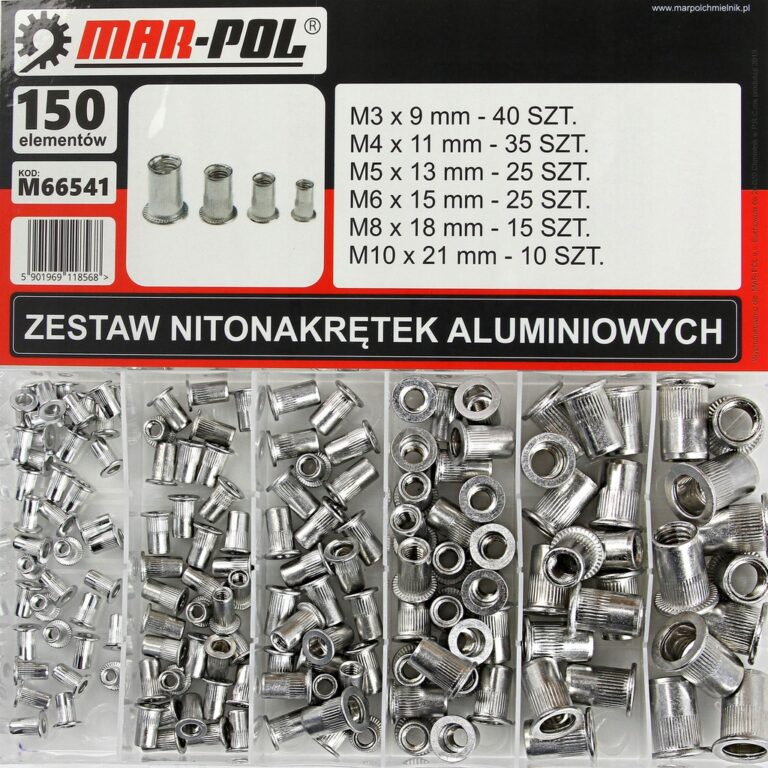 Set BLIND matica od aluminijuma M3-M10 150el M66541 Mar-Pol