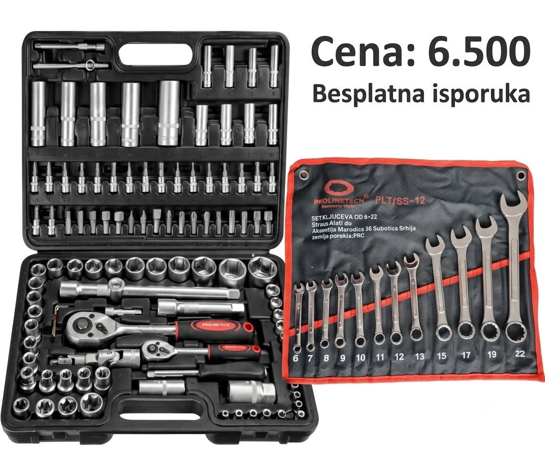 Gedore 108 + set ključeva 6 - 22 m poštarina besplatna