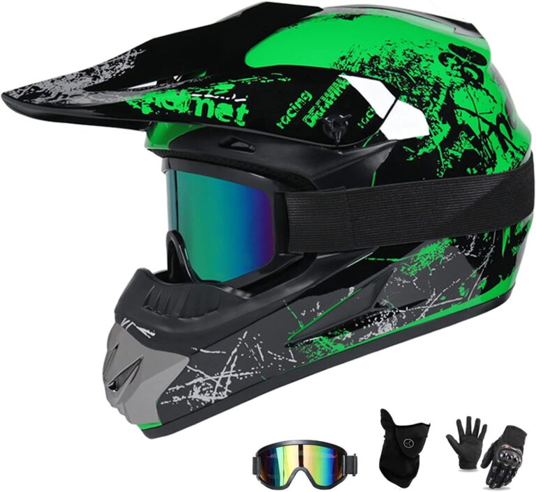 PROLINETECH Kaciga za Quad BMX Cross PLT/HE-GRE zelena XL