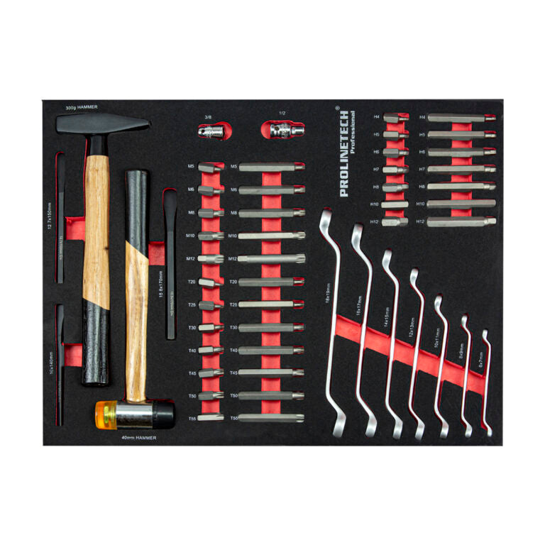 PROLINETECH kolica sa alatom 177 delova – 6 fioka, Germany Style (PLTP/SS-177)