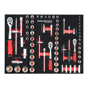 PROLINETECH kolica sa alatom 177 delova – 6 fioka, Germany Style (PLTP/SS-177)