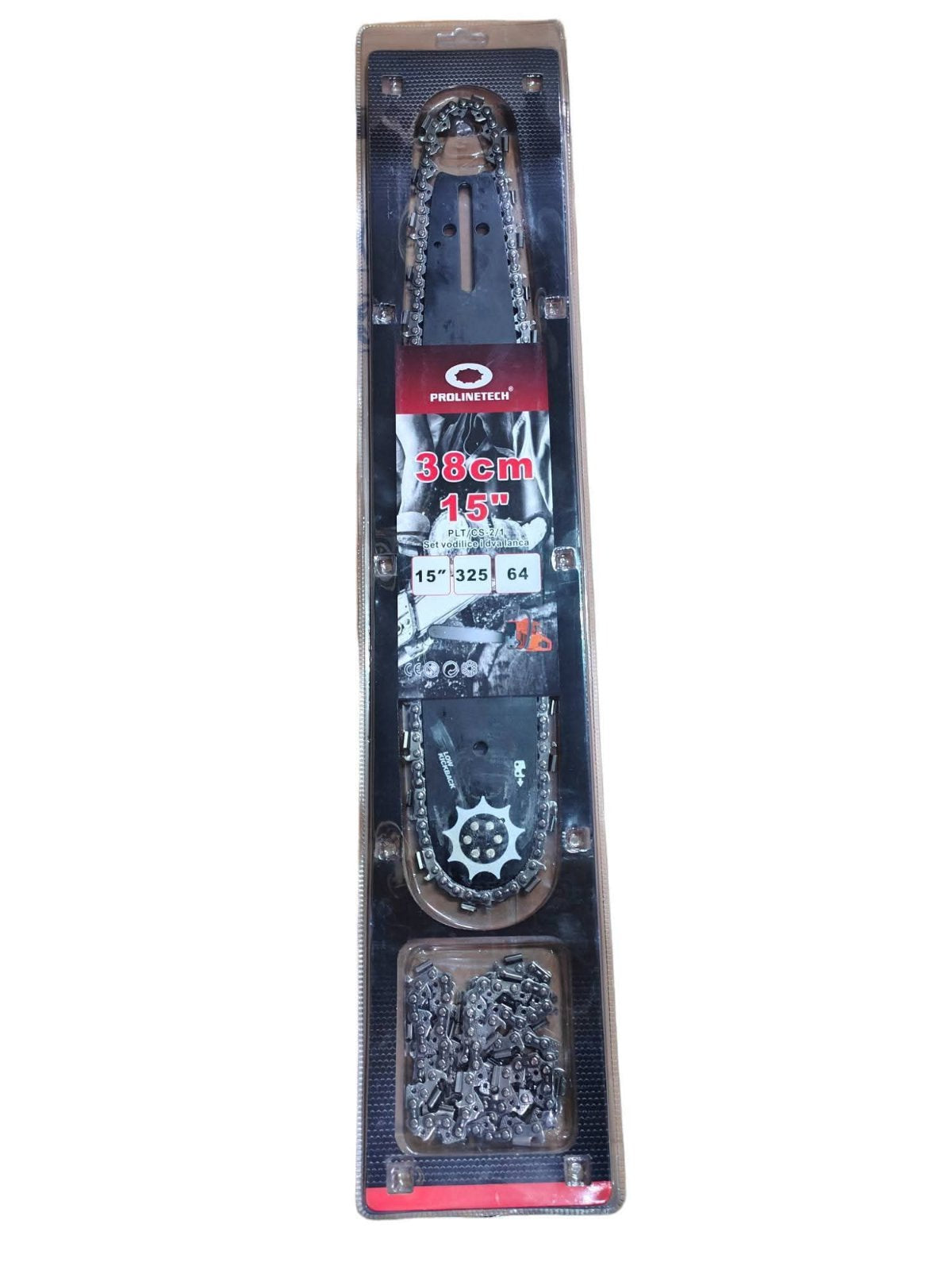 Mač i dva lanca 40cm – 32 zuba – 325 korak