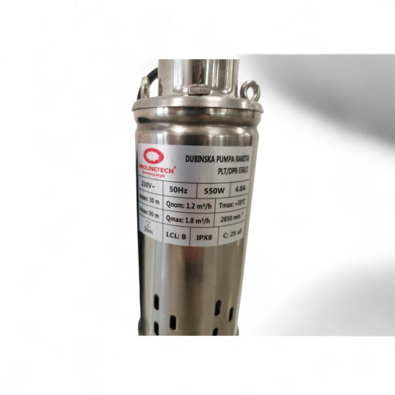 PROLINETECH Dubinska pumpa PLT/DPR-550/2 – 550 W